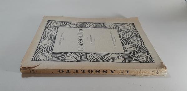 Guglielmo Guerra Assoluto 2∞ edizione La Nuova Italia 1944