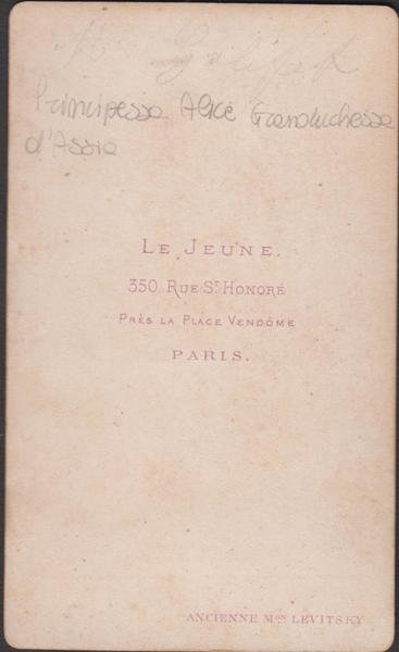 Foto photo cdv Alice Granduchessa d'Assia, by Le Jeune Paris …