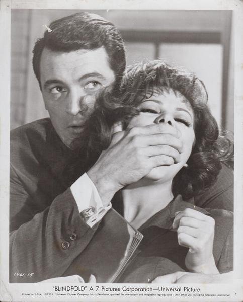 foto photo vintage Blindfold Rock Hudston Claudia Cardinale Universal Picture …