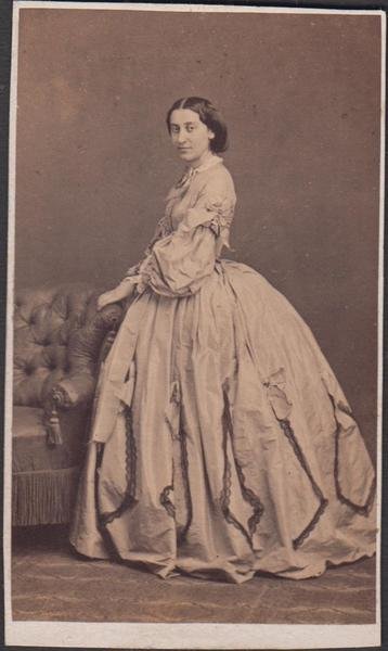 Foto photo cdv albumina Marie Désirée Eugénie Joséphine Philomène Campello …