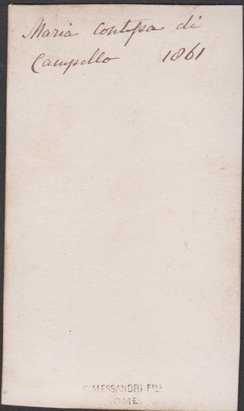 Foto photo cdv albumina Marie Désirée Eugénie Joséphine Philomène Campello …