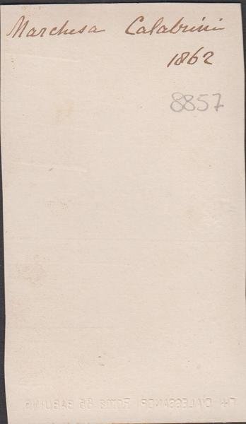 Foto photo cdv albumina Principessa Eleonora Corsini Calabrini F.lli D'Alessandri …