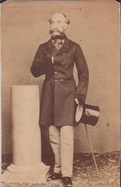 foto photo cdv albumina principe Matteo Antici Mattei 1859 by …