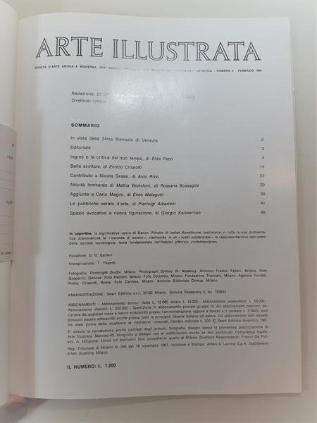 Arte illustrata rivista d'arte antica e moderna Arti Minori n. …