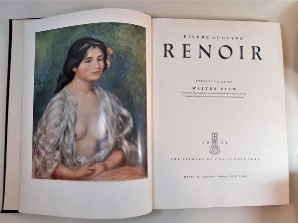 Pierre Auguste Renoir introduzione by Walter Pach 1950