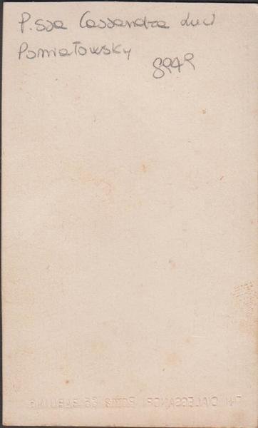 Foto photo cdv albumina Principessa Cassandra Luci Poniatowski by F.lli …