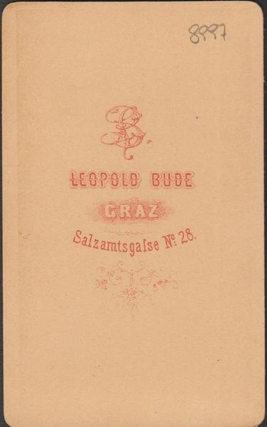 foto photo cdv albumina ritratto di ragazza by L. Bude …