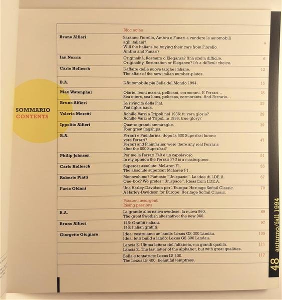 Le grandi automobili numero 48 1994 Automobilia