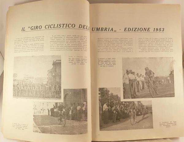 Centro Italia settimanale indipendente 22∞ giro ciclistico dell'Umbria 1954