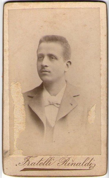 Foto photo gentiluomo con papillon by F.lli Rinaldi Brescia cdv …