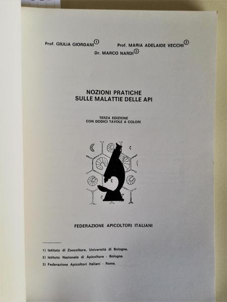 G. Nardi Vecchi Nozioni pratiche sulle malattie delle api 1982
