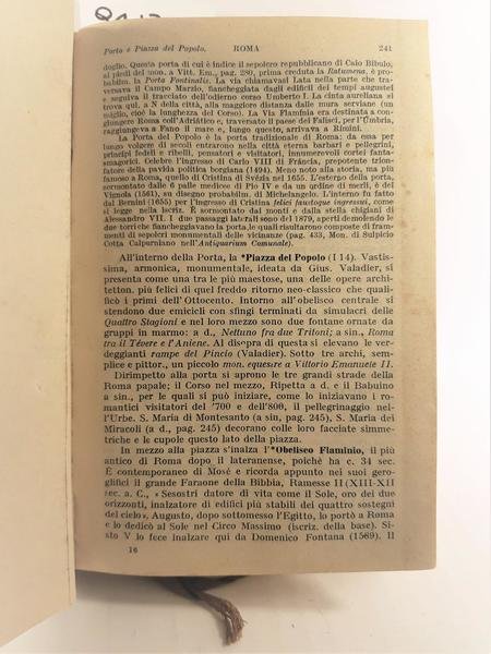 Bertarelli Guida d'Italia del Touring Club Italiano Italia centrale IV …