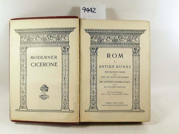 Moderner Cicerone Rom I Antike Kunst 1910