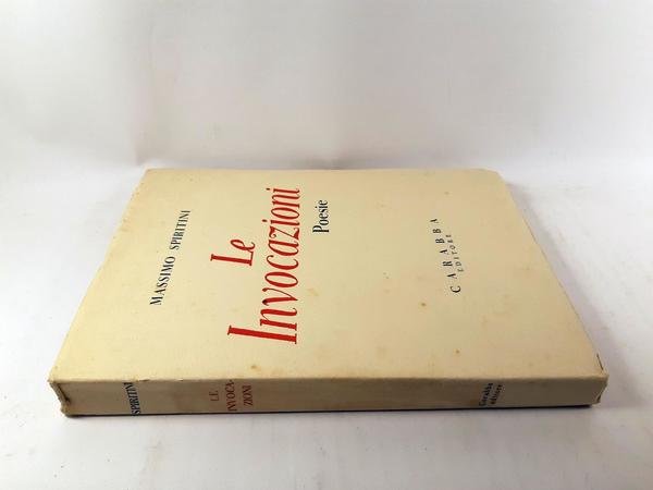 Massimo Spiritini le invocazioni poesie Carabba 1936
