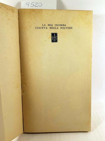 Costance Holme La mia tromba giaceva nella polvere Bompiani 1949