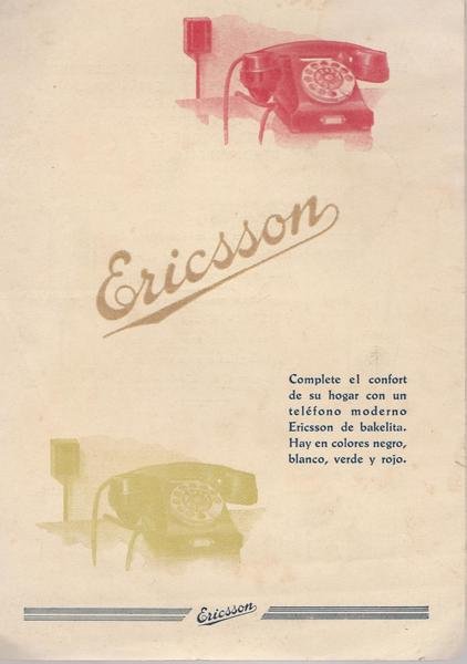 Depliant telefoni ERICSSON