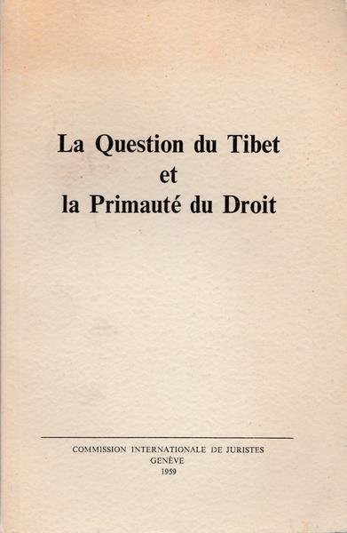 Aa.Vv. La Question Du Tibet Et La PrimauteÈ Du Droit …