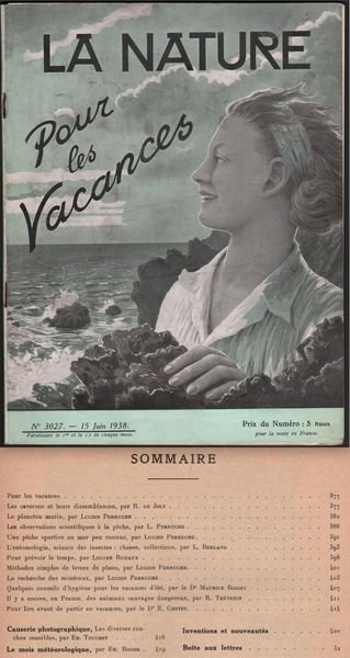 Invenzioni-La Nature-Giugno-Pour Les Vacances-1938-N.3027--L630