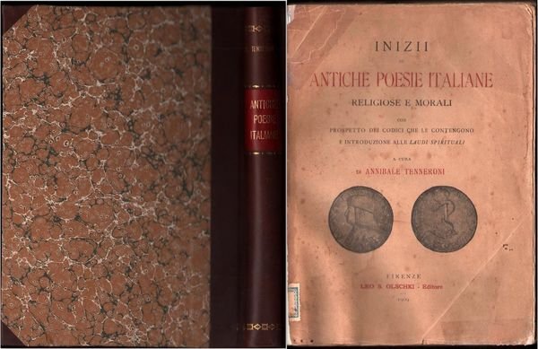 Annibale Tenneroni Inizii di antiche poesie italiane religiose e morali …