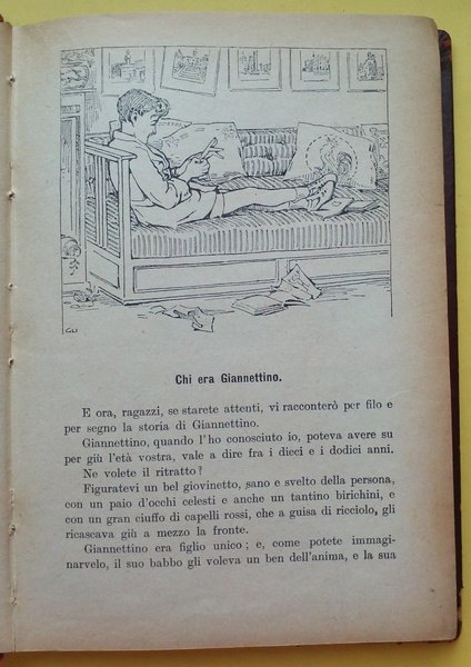 Toscana-C. Collodi-Giannettino-Edizione Con Vocabolario Per I Non Toscani 1932