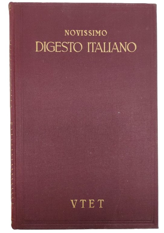 A. Azzara E. Eula Novissimo digesto italiano UTET 1957-1973 21 …
