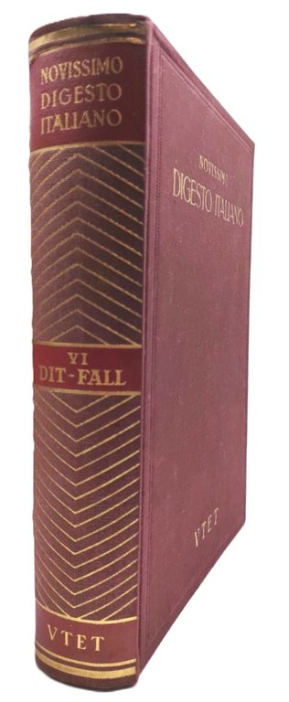 A. Azzara E. Eula Novissimo digesto italiano UTET 1957-1973 21 …