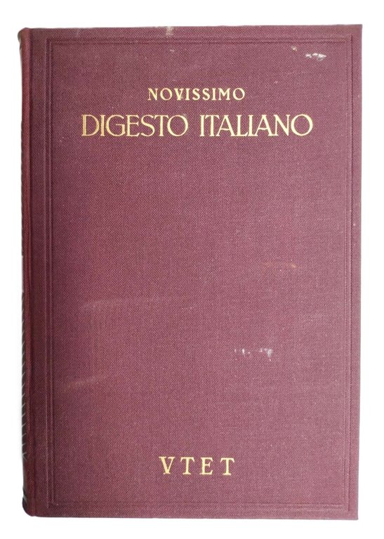 A. Azzara E. Eula Novissimo digesto italiano UTET 1957-1973 21 …
