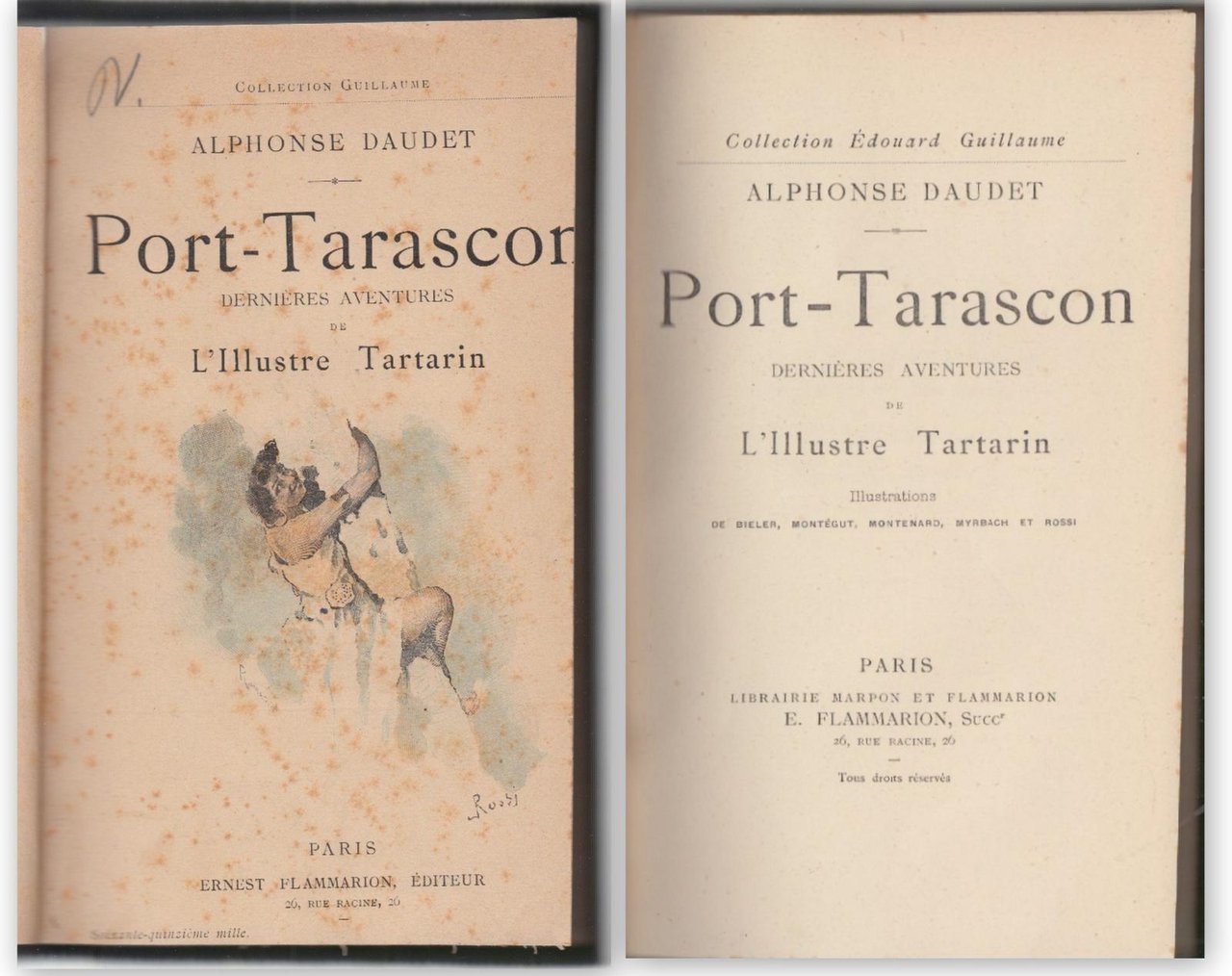 A. Daudet-Port-Tarascon Ill. Bielers, Montegut,.Rossi Flammarion Paris-L3568