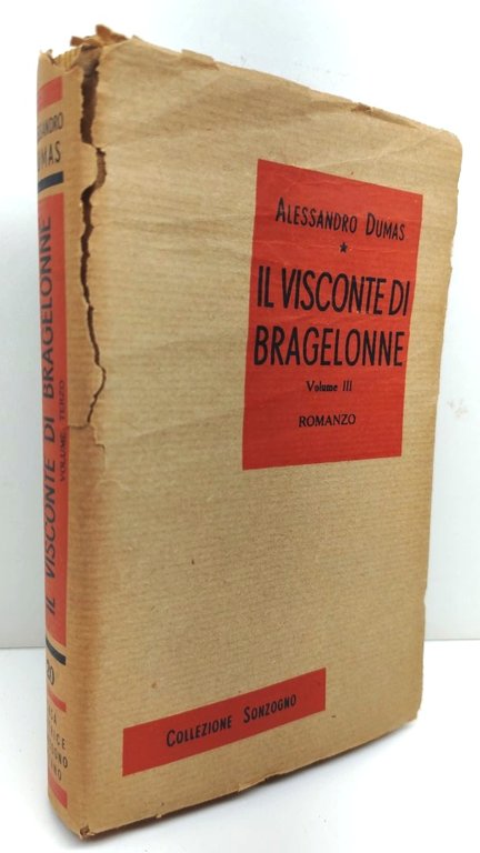 A. Dumas Il visconte di Bargellone 4 volumi Sonzogno ristampa …