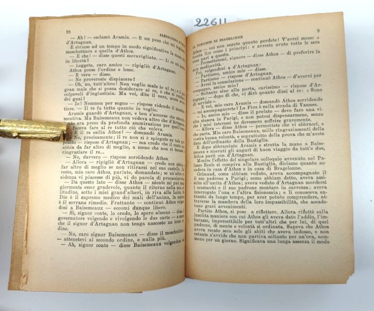 A. Dumas Il visconte di Bargellone 4 volumi Sonzogno ristampa …