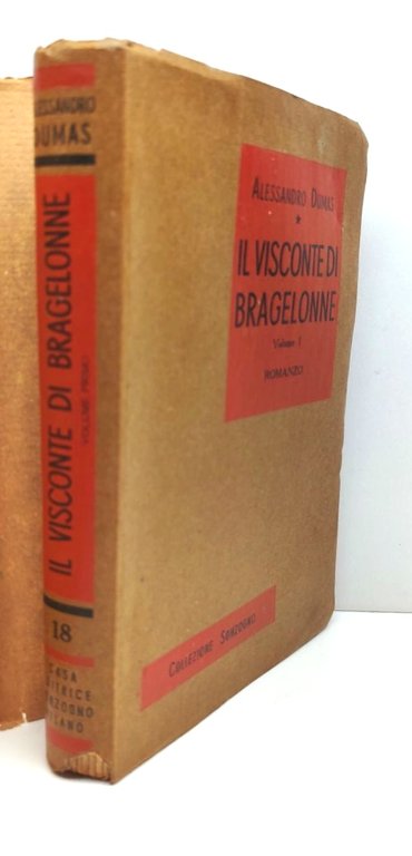 A. Dumas Il visconte di Bargellone 4 volumi Sonzogno ristampa …