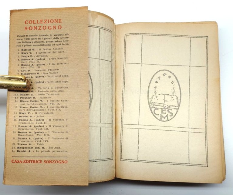 A. Dumas Il visconte di Bargellone 4 volumi Sonzogno ristampa …