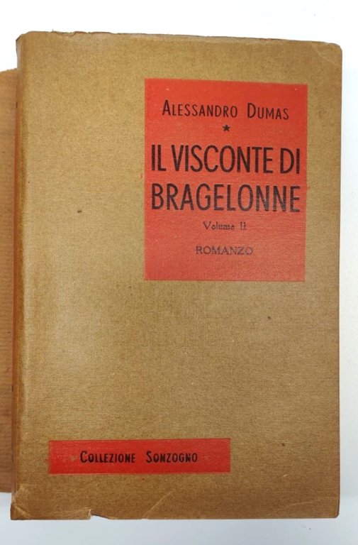 A. Dumas Il visconte di Bargellone 4 volumi Sonzogno ristampa …