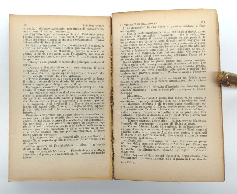 A. Dumas Il visconte di Bargellone 4 volumi Sonzogno ristampa …