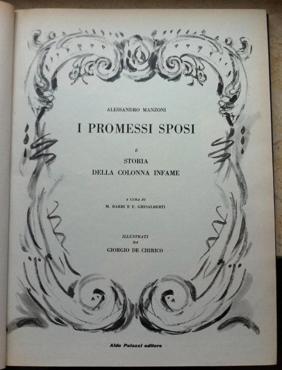 A. Manzoni-I Promessi Sposi Illustrati Da Giorgio De Chirico 1964-L2884