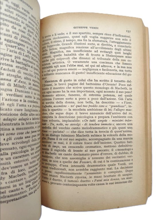 A. Oberdorfer Giuseppe Verdi edizione integrale Mondadori 1949