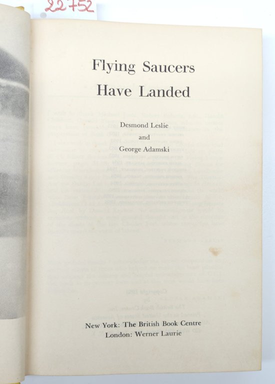 Aa. Vv. Flying saucers have landedBritish book Centre 12° edizione …