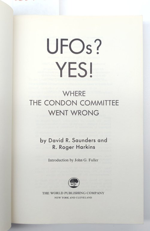 Aa. Vv. Ufos Yes Where the condon committee went wrong … | Immagine Gallery 4
