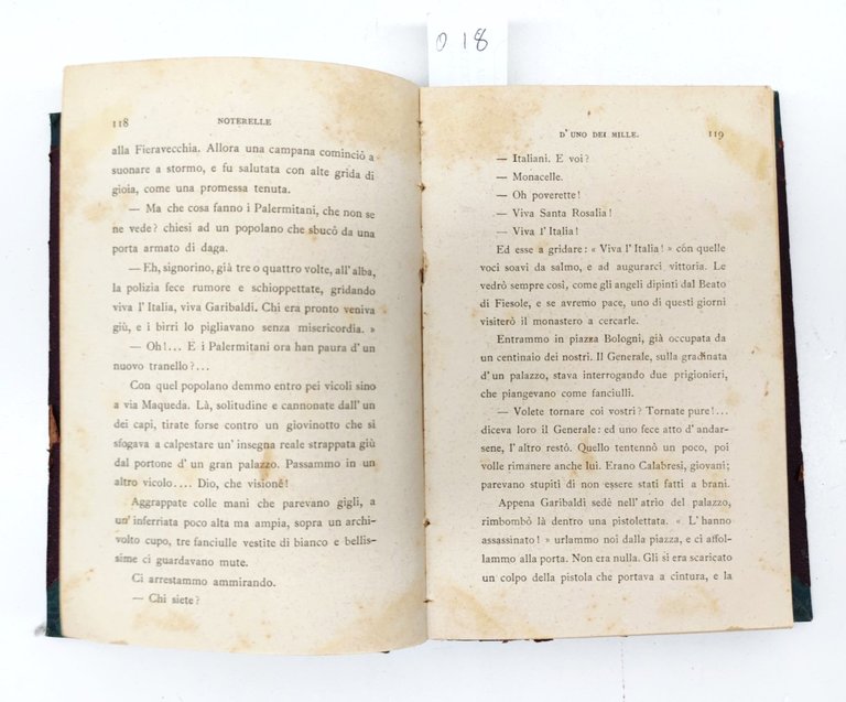 Abba G. C. Da Quarto Al Volturno Notarelle Di Uno …