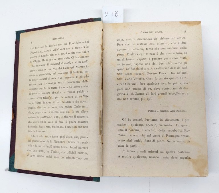 Abba G. C. Da Quarto Al Volturno Notarelle Di Uno …