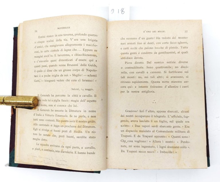 Abba G. C. Da Quarto Al Volturno Notarelle Di Uno …