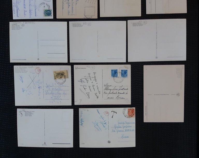 Abruzzo Lotto 15 cartoline costumi d'Abruzzo