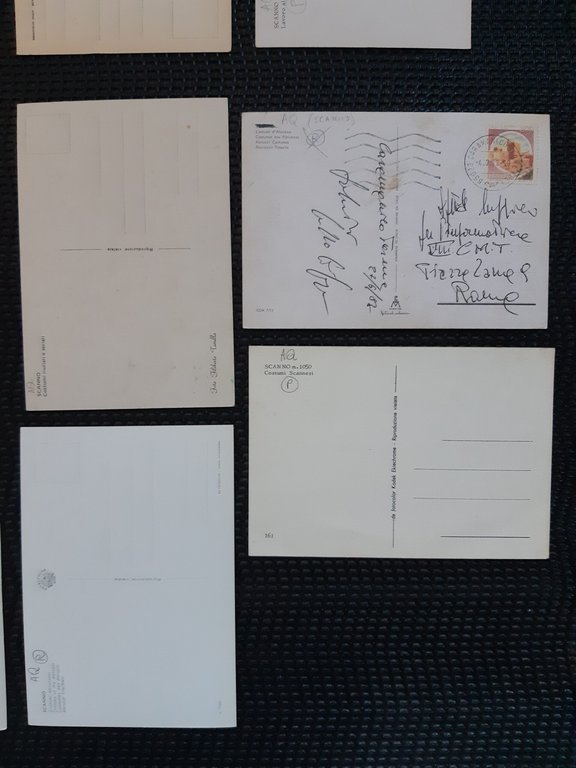 Abruzzo Scanno Lotto 10 cartoline costumi abruzzesi nvg