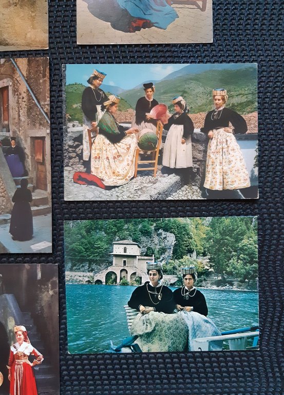 Abruzzo Scanno Lotto 10 cartoline costumi abruzzesi nvg