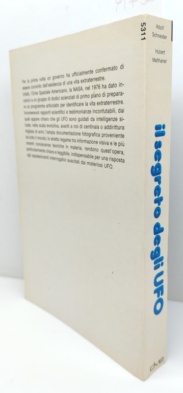 Adolfo Schneider, Hubert Malthaner Il segreto degli UFO De Vecchi …