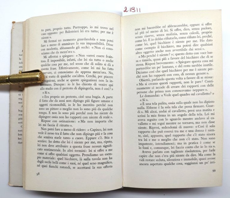 Alberto Moravia La noia Bompiani 10 novembre 1960 1° edizione