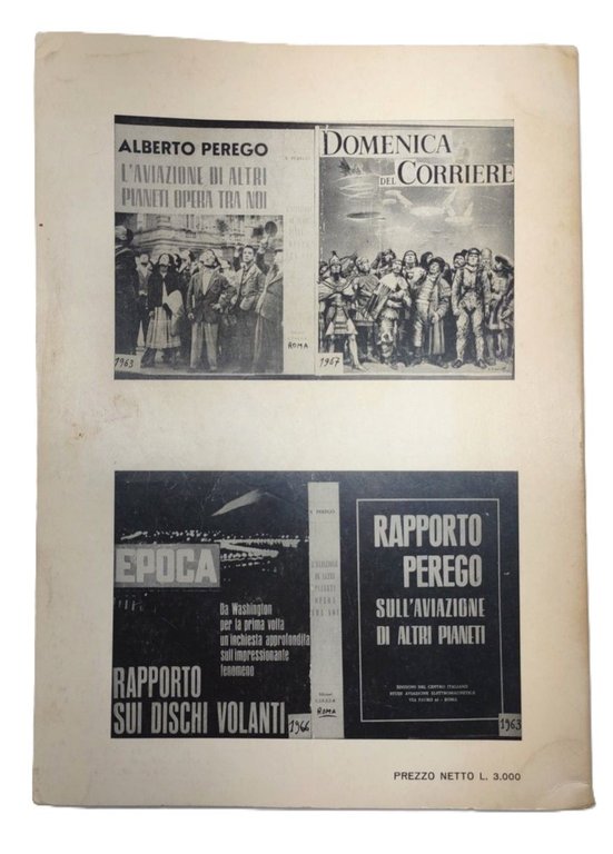 Alberto Perego Gli extraterrestri sono tornati Cisaer 1970