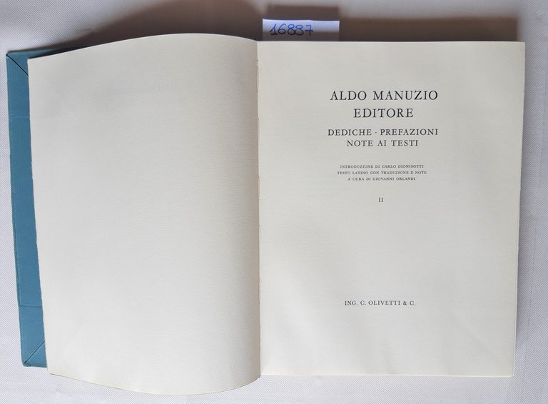 Aldo Manuzio Editore dediche prefazioni note ai testi Ing C … | Immagine Gallery 8