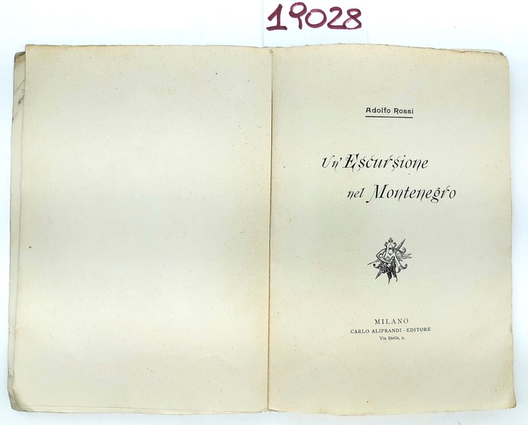 Aldo Rossi Un'escursione nel Montenegro Aliprandi senza data (1897)