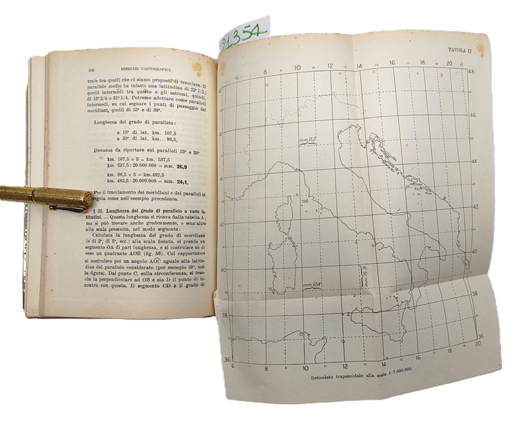 Aldo Sestini La lettura delle carte geografiche Le Monnier 1962